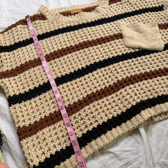POL Chunky Striped Ultra-Soft Knit Sweater – Size Small - Picture 5 of 7